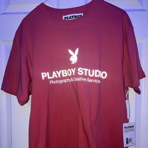 Small reflective playboy shirt